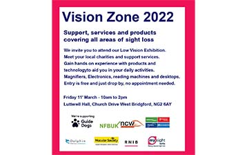 Date for your diary Vision Zone 2022