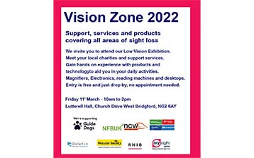 Vision Zone 2022 flyer.