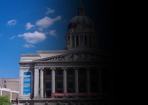 Simulated vision of sight loss due to stroke