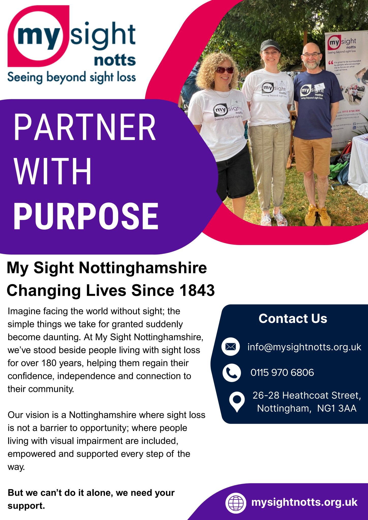 Volunteer fundraisers.